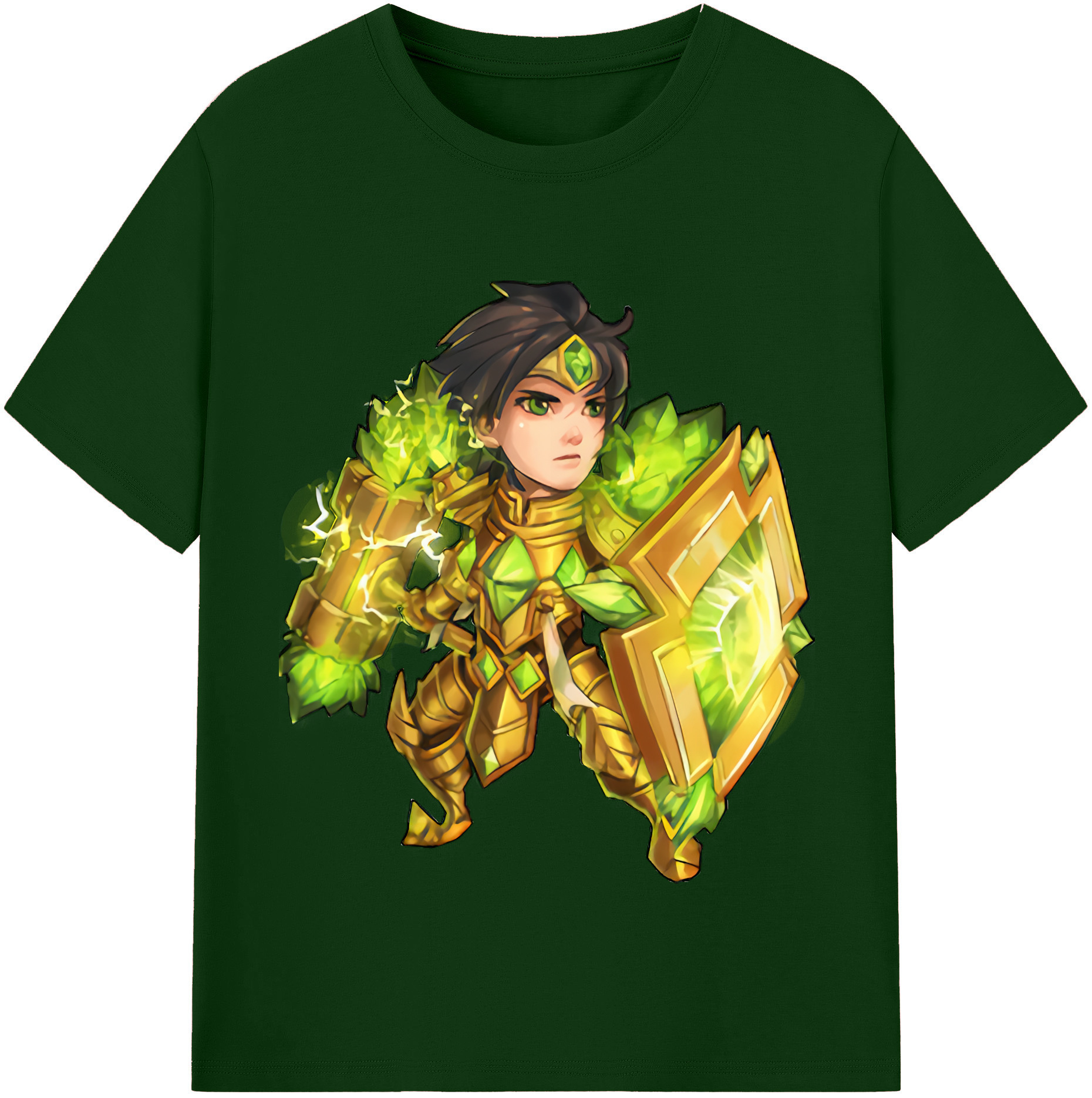 リーグ・オブ・レジェンド League of Legends LOL 綿100％半袖Tシャツ（フロントプリント）